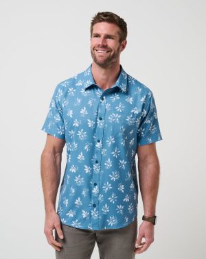 Techwoven Grey Wind Button-Up